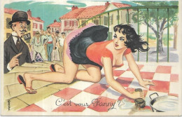 SPORTS. PETANQUE.C EST VOUS FANNY. CARTE ECRITE - Petanque