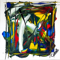 Peinture Abstraite Contemporaine James Carreta - Acryl