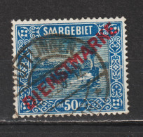 Saar MiNr.  D 9 IV  (sab28) - Dienstzegels
