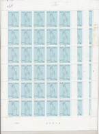 TIMBRE  ZEGEL STAMP BELGIQUE 3 PLANCHES  30 X LE No 1224 PELERINAGE AU FORT DE BREENDONK  XX - Non Classificati