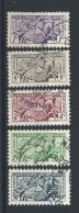 Monaco N°371/75 Obl (FU) 1951 - Sceau Du Prince - Gebruikt