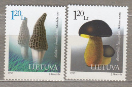 LITHUANIA 1997 Mushrooms MNH(**) Mi 649-650 # Lt736 - Litauen