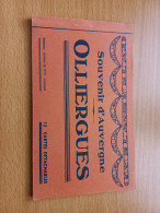 CARNET SOUVENIR OLLIERGUES 12 CARTES - Olliergues