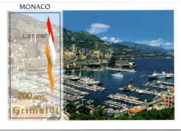 MONACO. -  Port D'Hercule  -  Carte 700 Ans Grimaldi. -  Non écrite - Porto