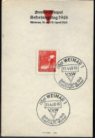 1948 - BEFREIUNGSTAG - WEIMAR   - Exposiciones Filatélicas