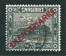 Saar MiNr. D 15 IV  Geprüft Ney BPP  (sab28) - Oficiales