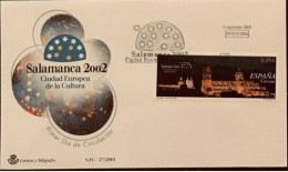 FDC  2001.-SALAMANCA 2002 CIUDAD EUROPEA DE LA CULTURA - FDC