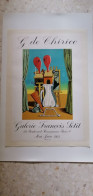 Affiche Originale Lithographique De Giorgio De Chirico " Galerie François Petit Paris Mourlot Imprimeur - Affiches