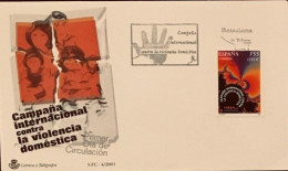 FDC  2001.-CAMPAÑA INTERNACIONAL CONTRA LA VIOLENCIA DOMESTICA. - FDC