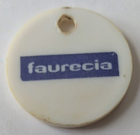 Jeton De Caddie - FAURECIA - En Plastique - - Einkaufswagen-Chips (EKW)