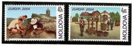 Moldova 2004 . EUROPA 2004. 2v: 40b, 4.40L. Michel # 487-88 - Moldavia