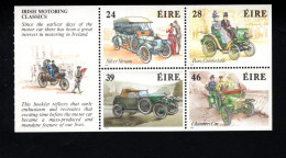 1997033618 1989  SCOTT 739A  (XX) POSTFRIS  MINT NEVER HINGED - CLASSIC AUTOMOBILES BOOKLET PANE SMALLER MARGE LEFT - Nuovi