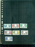 MAURITIUS  PERSONNALITES 7 VAL NEUFS A PARTIR DE 0,75 EUROS - Mauritius (1968-...)