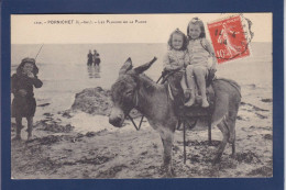 CPA 1 Euro Ane + Enfant Donkey Circulée Prix De Départ 1 Euro - Esel