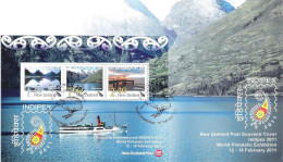 Indipex-2011, International World Stamp Exhibition, Cover, Kiwi In Postmark, New Zealand, Condition As Per Scan - Brieven En Documenten