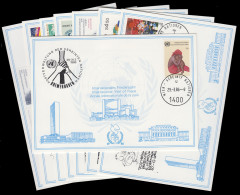 UNO Wien Weiße Karten Jahrgang 1986, Set Nummer 55-62 Komplett - Autres & Non Classés