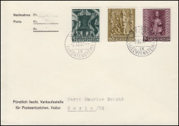 Liechtenstein 386-388 Weihnachen 1959 - Satz Auf FDC VADUZ 2.12.59 - Storia Postale