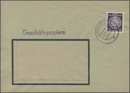 21x Dienstmarke Zirkel 15 Pf EF Geschäftspapiere/Fensterbrief Dresden 6.7.56 - Other & Unclassified