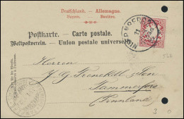 Bayern Postkarte Ultramarinfarbriken NÜRNBERG 11.1.95 Nach TAMMERFORS 15.1.95 - Fabrieken En Industrieën