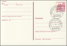 P 135 II BuS 60 Pf Letterset VS-O Frankfurt / Main - Cartes Postales - Neuves