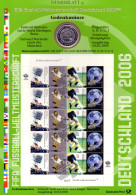 2439-2440 Fußball-WM: Münzbuchstabe D - Numisblatt 2005 - Enveloppes Numismatiques