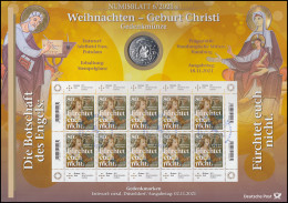 3636 Weihnachten: Verkündigungsengel Fürchtet Euch Nicht. - Numisblatt 6/2021 - Sobres Numismáticos