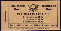 MH 50 Ziffern 1946 Randleistenvariante RLV XXXII, ** Postfrisch / MNH - Mint