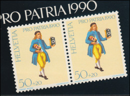 Schweiz Markenheftchen 0-87, Pro Patria Der Uhrenhändler 1990, ** - Markenheftchen