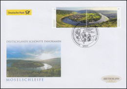 3225-3226 Panorama Moselschleife, Nassklebend, Schmuck-FDC Deutschland Exklusiv - Lettres & Documents