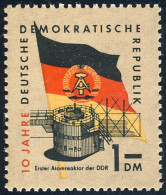 731 10 Jahre DDR Kernreaktor 1 DM ** - Neufs