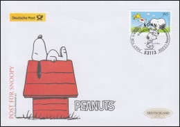 3371 Comics: Die Peanuts 70 C., Selbstklebend, Schmuck-FDC Deutschland Exklusiv - Brieven En Documenten