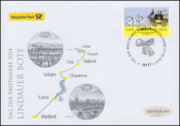 3101 Tag Der Briefmarke - Lindauer Bote, Schmuck-FDC Deutschland Exklusiv - Cartas & Documentos