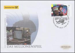 3335 Deutsche Fernselegenden Das Millionenspiel Schmuck-FDC Deutschland Exklusiv - Covers & Documents