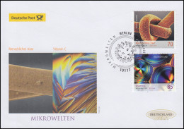 3322-3323 Menschliches Haar Und Vitamin C, Schmuck-FDC Deutschland Exklusiv - Cartas & Documentos