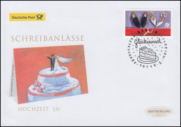 3234 Schreibanlässe: Hochzeit, Schmuck-FDC Deutschland Exklusiv - Briefe U. Dokumente