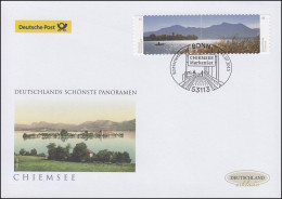 3167-3168 Chiemsee, Selbstklebend, Satz Auf Schmuck-FDC Deutschland Exklusiv - Briefe U. Dokumente