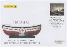 3153 Gesellschaft Zur Rettung Schiffbrüchiger, Schmuck-FDC Deutschland Exklusiv - Lettres & Documents