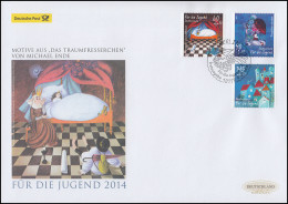 3096-3098 Das Traumfresserchen, Satz Auf Schmuck-FDC Deutschland Exklusiv - Covers & Documents