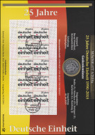 3182 Deutsche Einheit: 25 Jahre Wiedervereinigung - Numisblatt 5/2015 - Numismatische Enveloppen