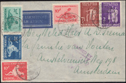 Zensur KLM-Flugpost NL-Indien - NL Ab Bandoeg über Nepal Nach Amsterdam 8.1.1940 - Airmail