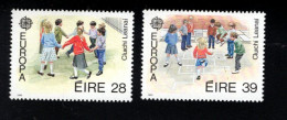 1997041511 1989  SCOTT 744 745  (XX) POSTFRIS  MINT NEVER HINGED - EUROPA ISSUE - CHILDREN GAMES - Nuovi