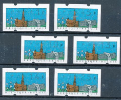 TIMBRE  ZEGEL STAMP  BELGIQUE A.T.M. 80 VILLE BRUXELLES XX - Andere & Zonder Classificatie