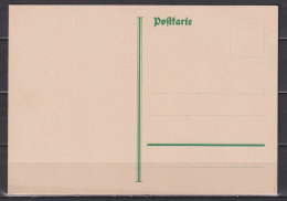 Dt.Reich Probedruck Wie Postkarten Reichspräsidenten Aber Ohn Wert-o Und Absenderangabe ** - Cartes Postales