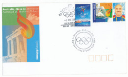 COV 15 - 1142 SYDNEY, ATHENS, Olimpic Games - Cover - Used - 2000 - Verano 2000: Sydney