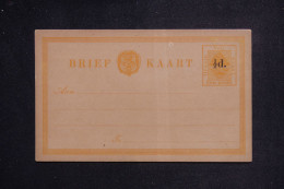 ORANGE - Entier Postal Surchargé , Non Utilisé - L 151133 - État Libre D'Orange (1868-1909)