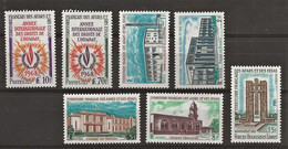 Territoire Afars & Issas Y&T 341/347 Edifices Djibouti, FFL,  N** - Unused Stamps