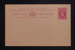 ORANGE - Entier Postal + Réponse  Non Utilisé - L 151139 - État Libre D'Orange (1868-1909)