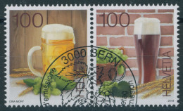 Suisse - 2019 - Bierbraukunst - Zusammenhängende - Ersttag Stempel ET - Used Stamps