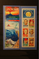 FRANCE 2000 CARNET BC3348 PERSONNAGES CELEBRES " GRANDS AVENTURIERS FRANCAIS"  NEUFS** NON PLIE TB - Personnages