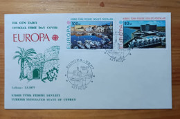 CHIPRE TURCO EUROPA CEPT 1977 FDC/SPD MNH - Briefe U. Dokumente